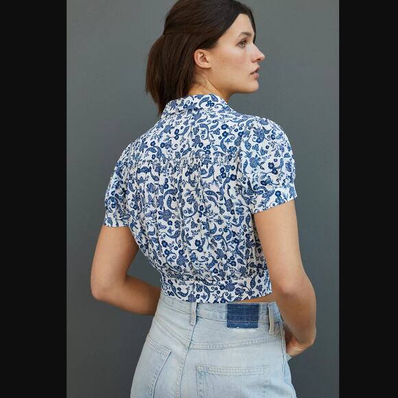 Favorite Daughter Floral Button-Down Shirt - New - Size XL - Picture 3 of 6